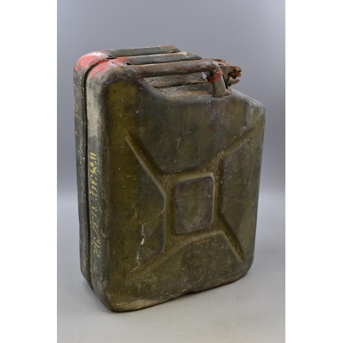 623 - Vintage Army Steel Jerry Can Dated 1967.