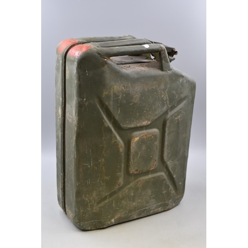 624 - Vintage Army Steel Jerry Can Dated 1967