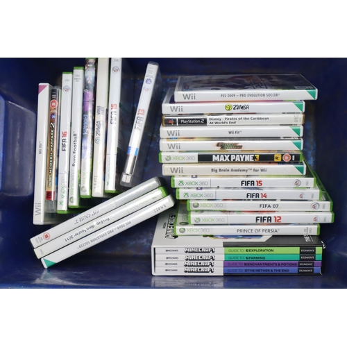 703 - Mixed Lot of Video Games Discs Including Wii Fit, Playstation 3 Call of Duty Modern Warfare 2, Minec... 