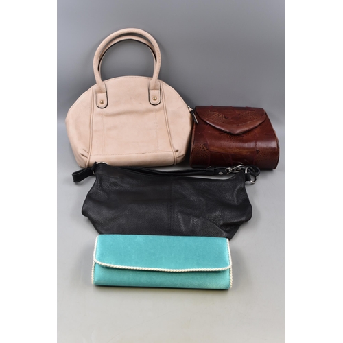 669 - Three Retro Handbags and Clutch Bag