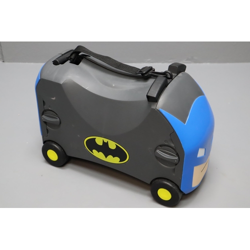 717 - Vrum Batman Travelling Suitcase For Kids (As Found)