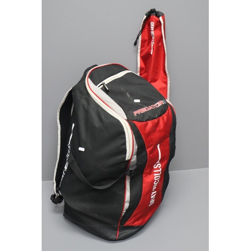 730 - A Gray-Nicolls Predator 3 Cricket Bag With a Selection of Cricket Gear. Includes Assorted Cricket He... 