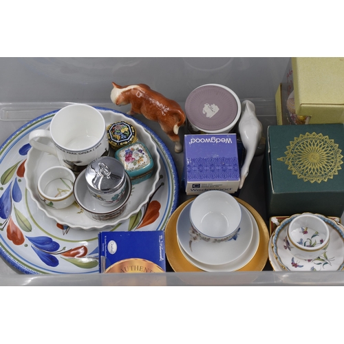 751 - A Mixed Selection of Quality Ceramics. Includes Lladro Goose, Villeroy & Boch Easter Bunny Trink... 