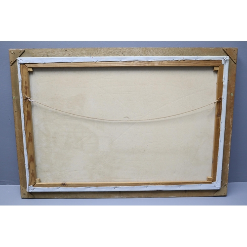 372 - Original Oil on Canvass of Thatched Cottage Scene in Gilt Framed Mount Signed to Bottom Right (39