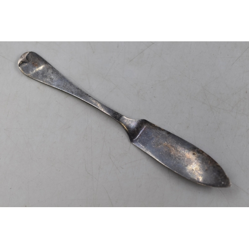 37 - Hallmarked Sheffield Silver Butter Knife