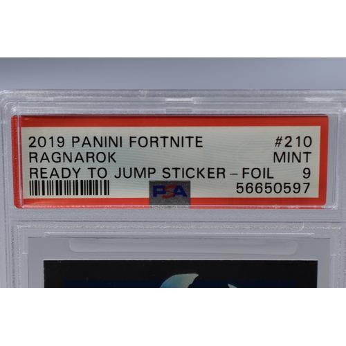 90 - Panini Fortnite Series 1 RAGNAROK Holofoil #210 USA - PSA 9 (Mint)