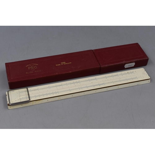 113 - PIC Slide Rule in Original Case