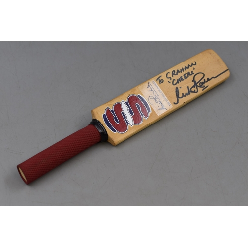 114 - Vivian Richards Signed Miniature Cricket Bat