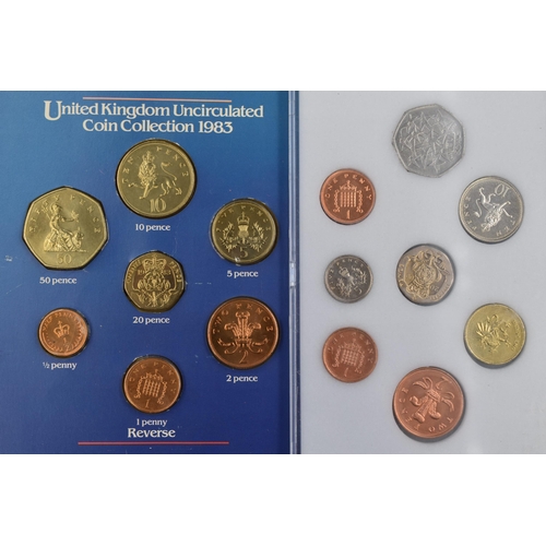 154 - A Selection of UK Uncirculated Coin Sets With Seaby 1996 Coin Catalogue and Spink 2004 Coin Catalogu... 