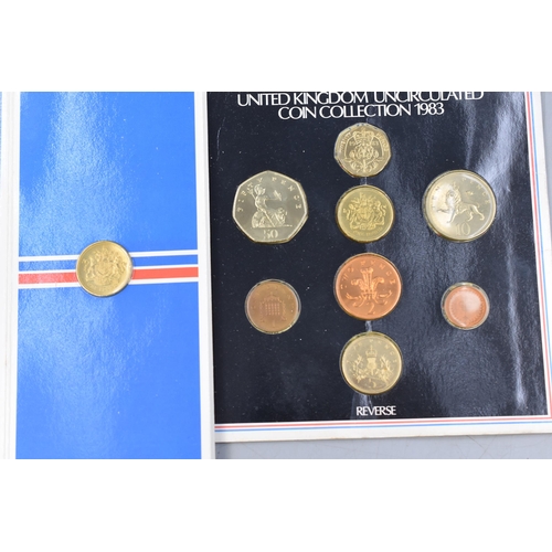 154 - A Selection of UK Uncirculated Coin Sets With Seaby 1996 Coin Catalogue and Spink 2004 Coin Catalogu... 