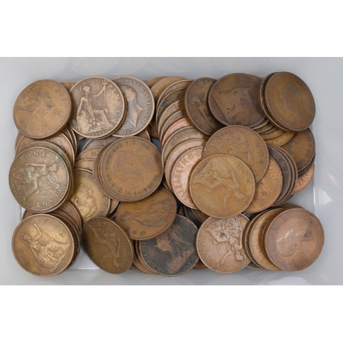 157 - Mixed Tub of One Penny Coins