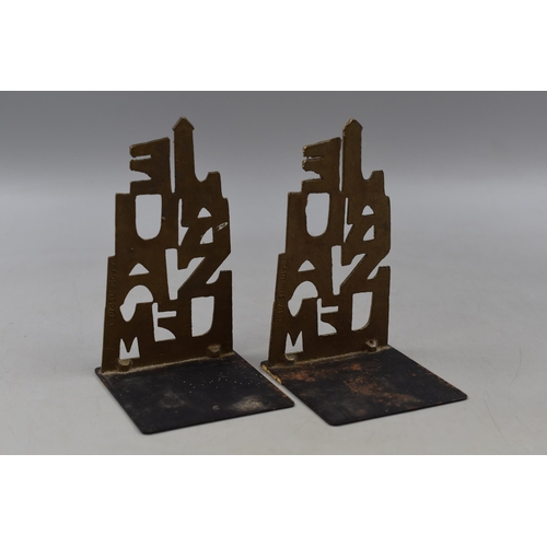 170 - pair of Jerusalem Bookends