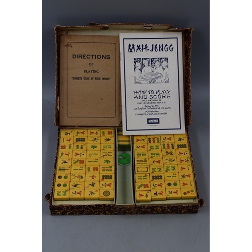 279 - A Vintage Mahjong Set, In Case With Instructions