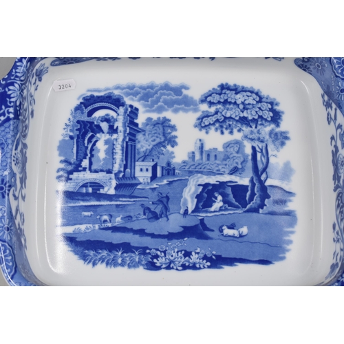 285 - LARGE Spode Italian Blue and White Rectangular Serving Dish approx 15