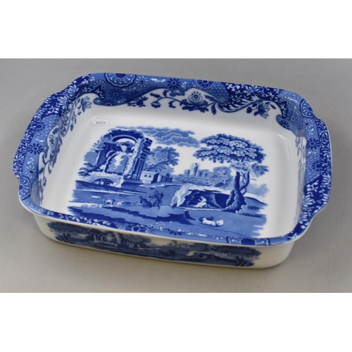 285 - LARGE Spode Italian Blue and White Rectangular Serving Dish approx 15