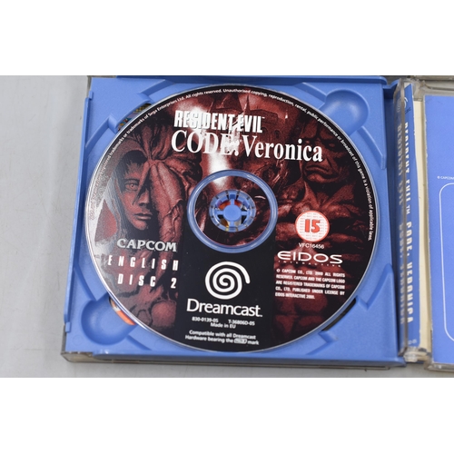 336 - Selection of Early 2000 Games Including Dreamcast Resident Evil Code : Veronica, House of The Dead 2... 