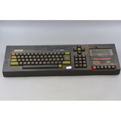 346 - Amstrad CPC 464 Colour Personal Computer (Untested) Comes with Armstrad Cassette Games Including Tus... 