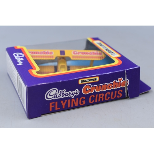 347 - Matchbox Cadbury Crunchie SB-39 Stearman Plane Flying Circus 1991