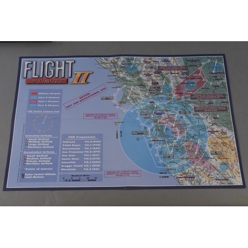 349 - A Boxed Flight Unlimited II Game, With Instructions and Map