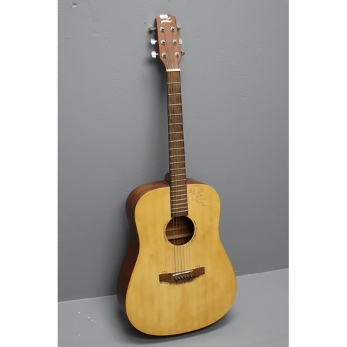 364 - A Lorenzo Flame Series L-449 Acoustic Guitar