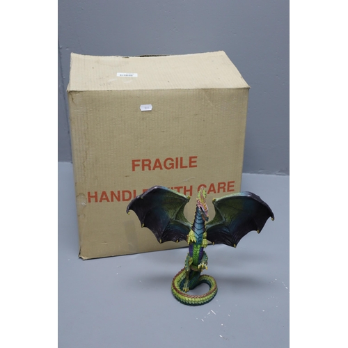 369 - An Enchantica Pia Sharn Dragon of Many Colours Figure (EN2162), With Box.