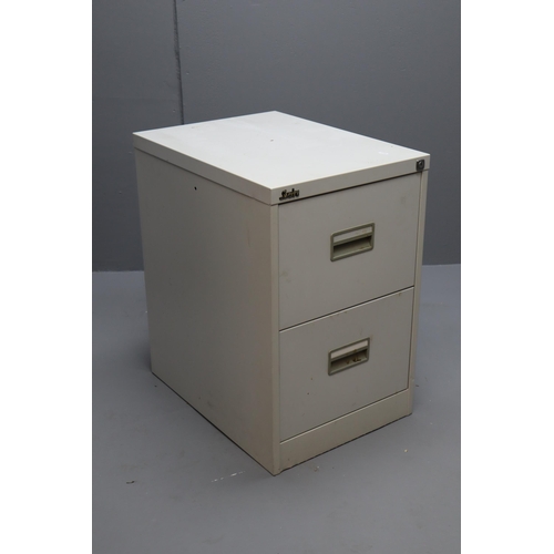 Two Drawer Metal Filing Cabinet