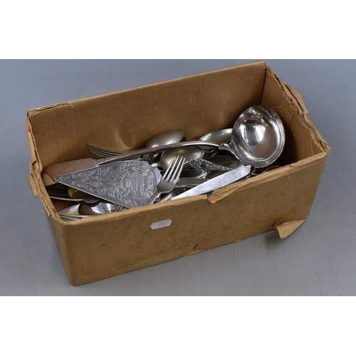 373 - A Mixed Selection of Silver Plated Cutlery. Includes 'Portland Silver', Plato and More.