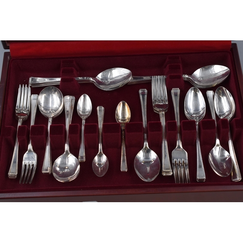 379 - A Large Set of Viners Silver Plated Cutlery, In Presentation Box