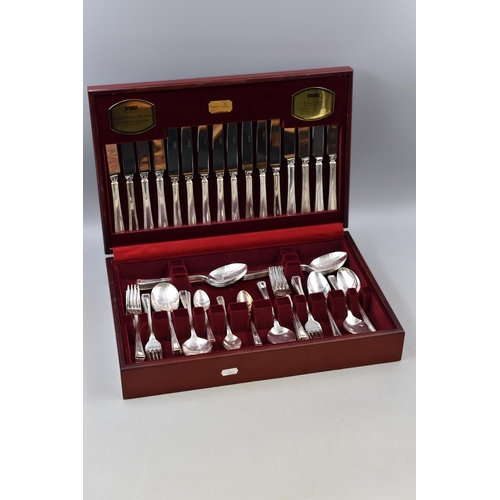 379 - A Large Set of Viners Silver Plated Cutlery, In Presentation Box