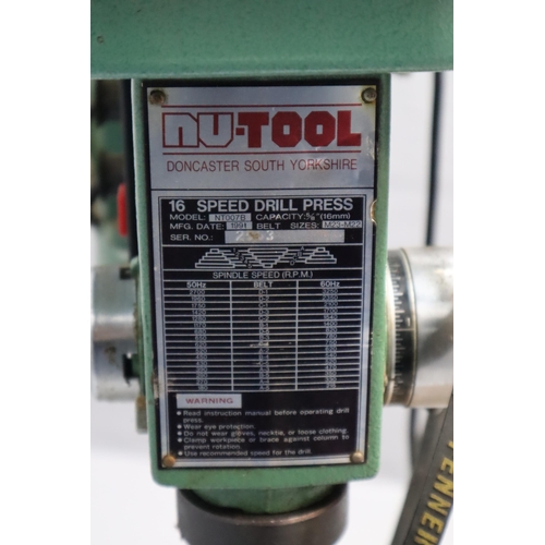 392 - Professional Nu-Tool 16 Speed Drill Press 39