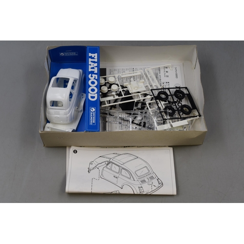 401 - Gunze Sangyo Fiat 500D Model kit seems to be complete