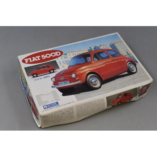 401 - Gunze Sangyo Fiat 500D Model kit seems to be complete