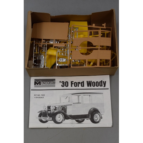 403 - Monorgram 30 Ford Woody Model kit seems to be complete.