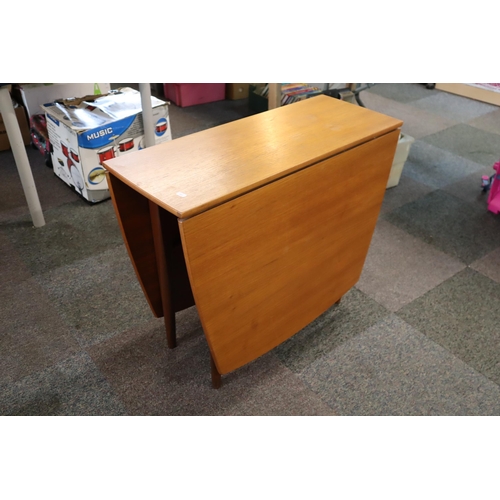 535 - Mid Century Drop Leaf Dining Table