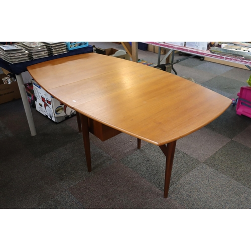 535 - Mid Century Drop Leaf Dining Table