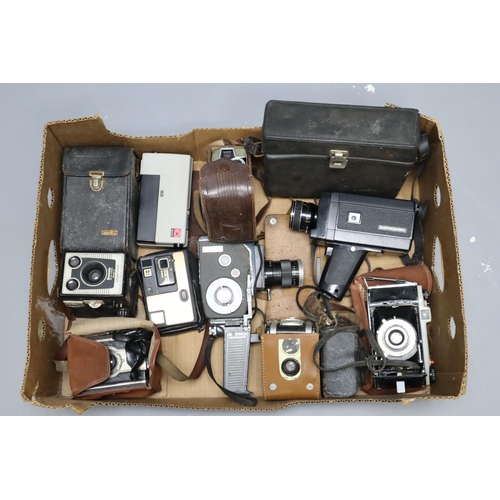 680 - Selection of Vintage Camera's including Brownie, Coronet, Super 8 and More