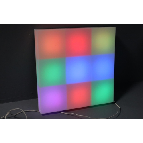 653 - Two Colour Changing Electronic light Boxes used for Relaxation (158.512) Working (16