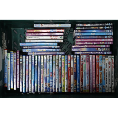 701 - Two Boxes Containing a Large Selection of DVD's and Video Games.