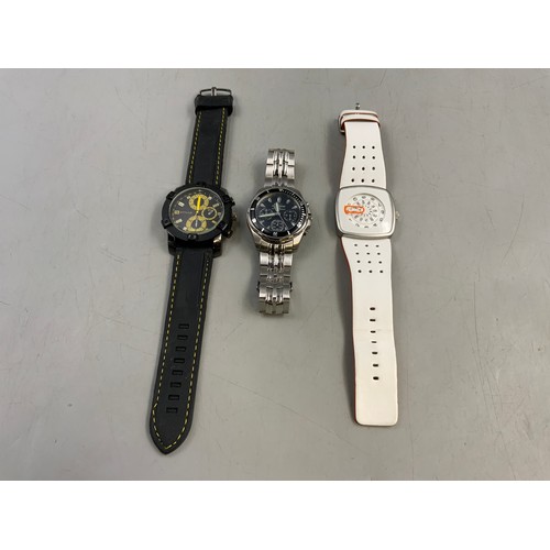 82A - Three Watches including Challenger, Next Z, and Stylus (All Working)