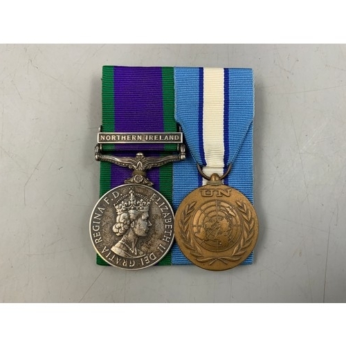 87A - Elizabeth II General Service Medal with Northern Ireland Bar Awarded to 24555062 Pte M J Newsham Que... 