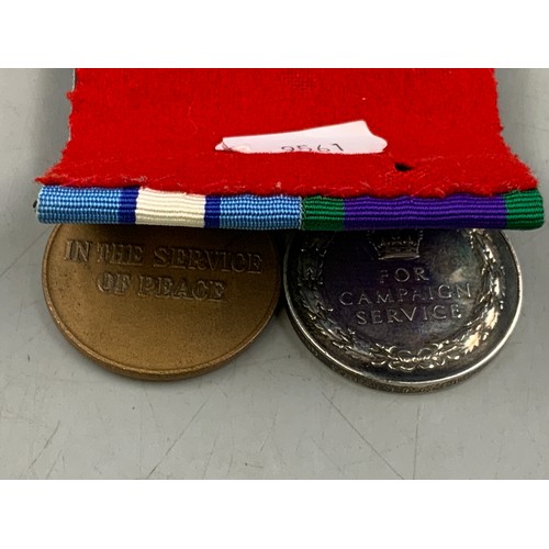 87A - Elizabeth II General Service Medal with Northern Ireland Bar Awarded to 24555062 Pte M J Newsham Que... 