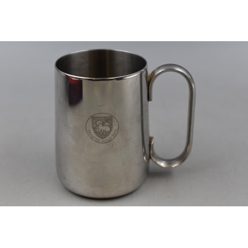 187 - Royal Selangor Pewter Hip Flask and a Old Hall Tankard (Both Celebration the Preston Guild)