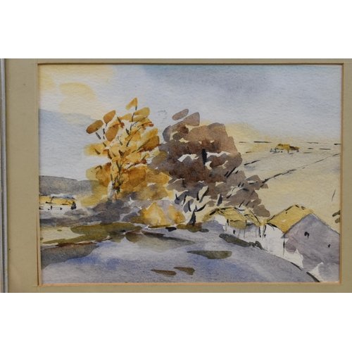 198 - Two Framed and Glazed Original Watercolour Paintings, Unsigned. One Depicts Country Landscape, Other... 