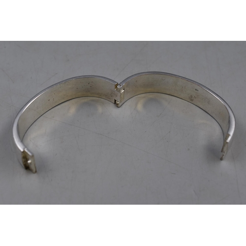 40 - Silver 925 Heavy Bangle