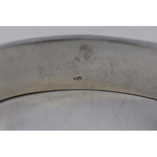 40 - Silver 925 Heavy Bangle