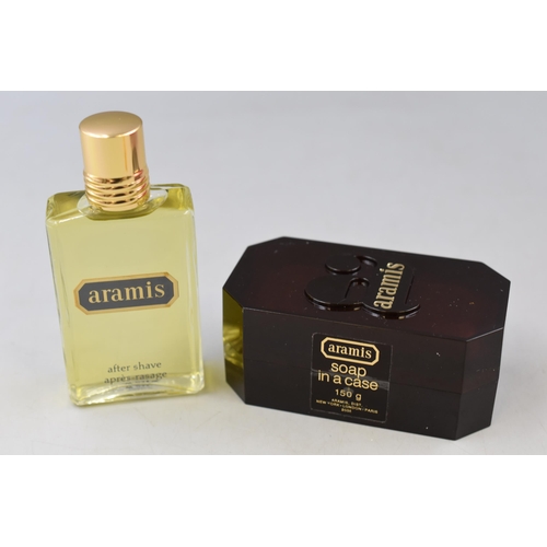 83 - Aramis 60ml After Shave and 150g Cased Soap in Presentation Box