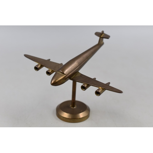 101 - Brass Model of 4 Engine Passenger Plane (4.5