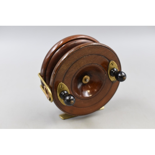 116 - Antique Wooden Fishing Reel (5