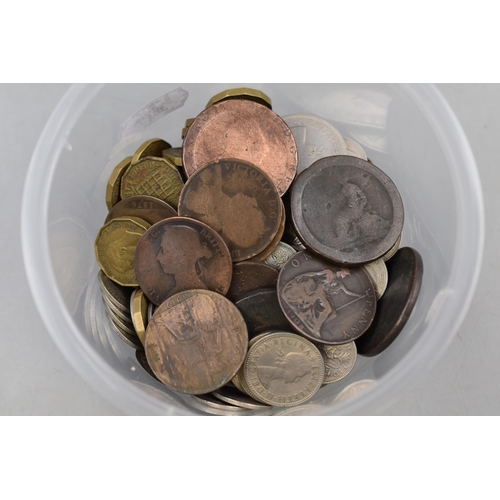 134 - Two Tubs of Mixed Coinage (1.46kg)