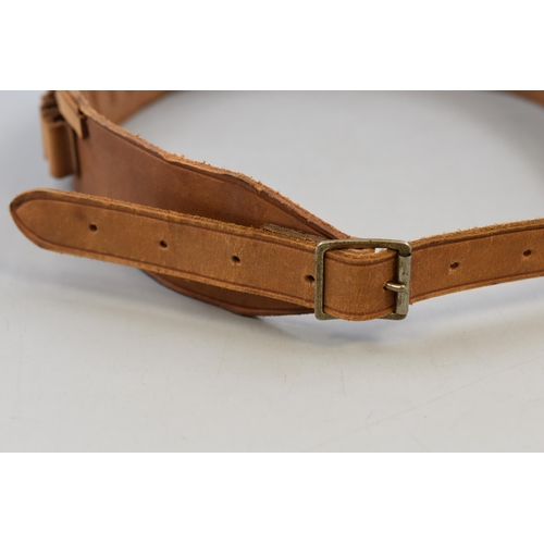 272 - Leather Bullet Belt (holds 25 bullets)